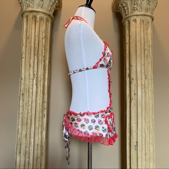 VS Vintage Sexy Little Things Cupcake Bakery Apron - Picture 12 of 14